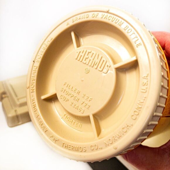 VTG King Seely Thermos Cooler Box W/ Beverage Thermos - Picture 13 of 16